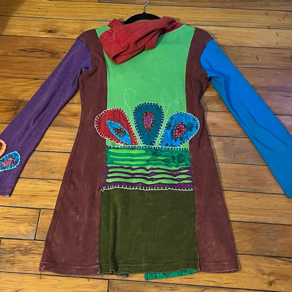 Colorful Patchwork Women's Jacket - image 3
